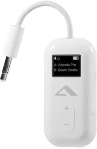 Bluetooth audio transmitter ALOGIC ABTTX1-WH with 3.5mm jack, low latency