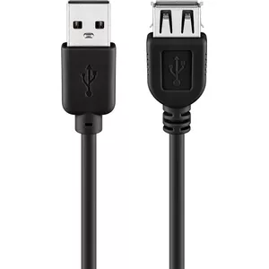 Goobay 68903 USB кабель 1,8 m USB 2.0 USB A Черный