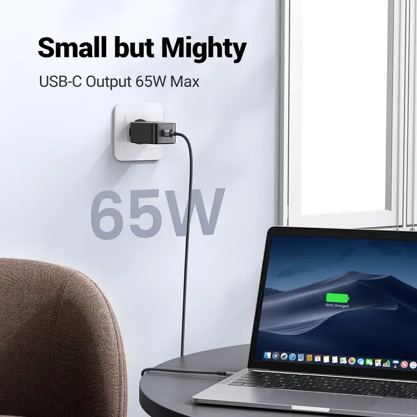 UGREEN Nexode S 65W wall charger USB-A 2×USB-C Photo 3