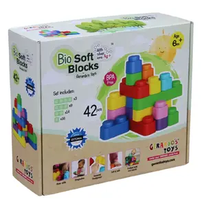 Building blocks set gerardos toys GT3105 — 42 pieces, assorted shapes and colors