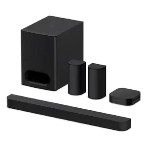 5.1-канальная акустическая система Sony HT-S60 чёрная, 1000 Вт, поддержка Dolby Atmos и DTS:X, Bluetooth
