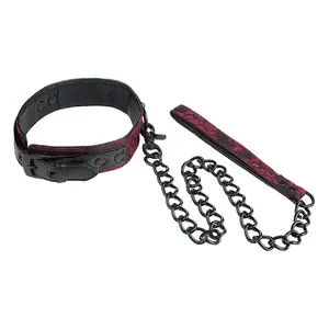 Necklace CALEXOTICS Scandal D-243654 black strap — adjustable fashion collar
