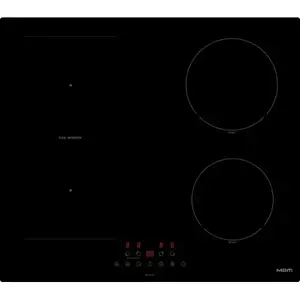 Induction hob MPM MPM-60-IM-15, built-in 3-zone (including flexible zone), 59 cm, 7200 W, glass top, touch control