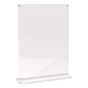 Sign holder MAUL A6 MAULvision acrylic width 47mm height 228mm