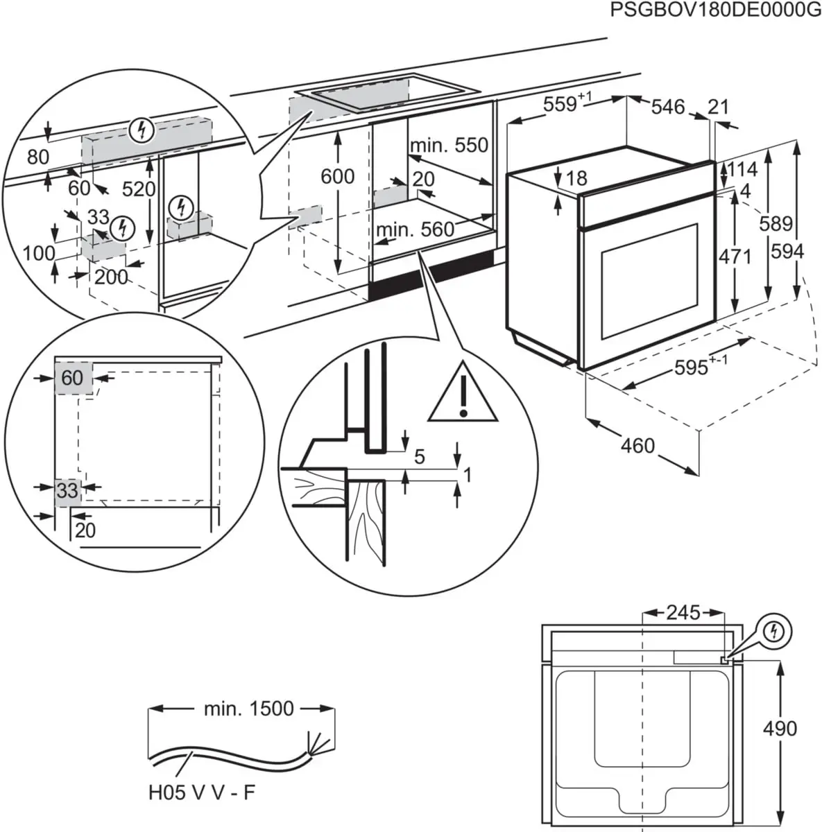 Iebūvējamā cepeškrāsns AEG Series 5000 OU5AB21CM Photo 13