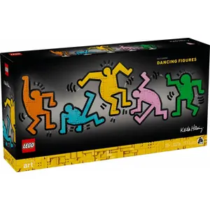 LEGO Art mosaic set Keith Haring Dancing Figures 31216 – 1,000 pieces
