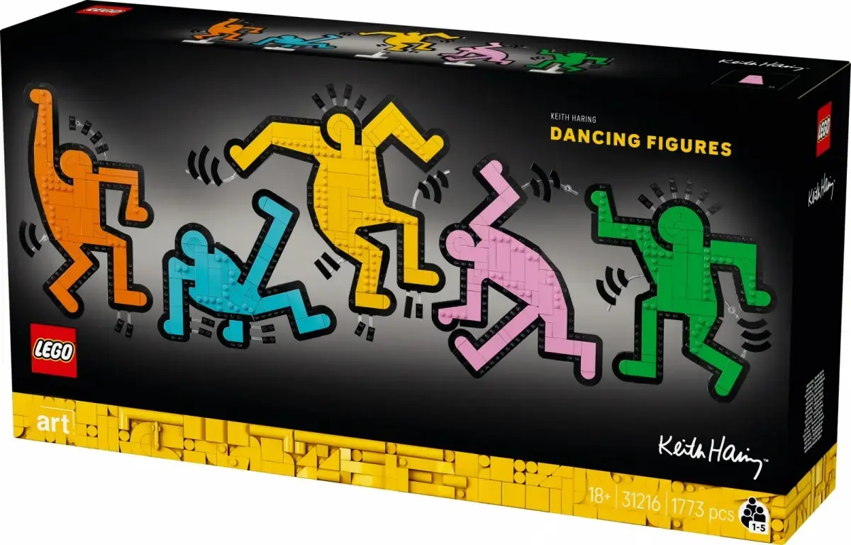 LEGO Art Keith Haring Dancing Figures 31216 Photo 2