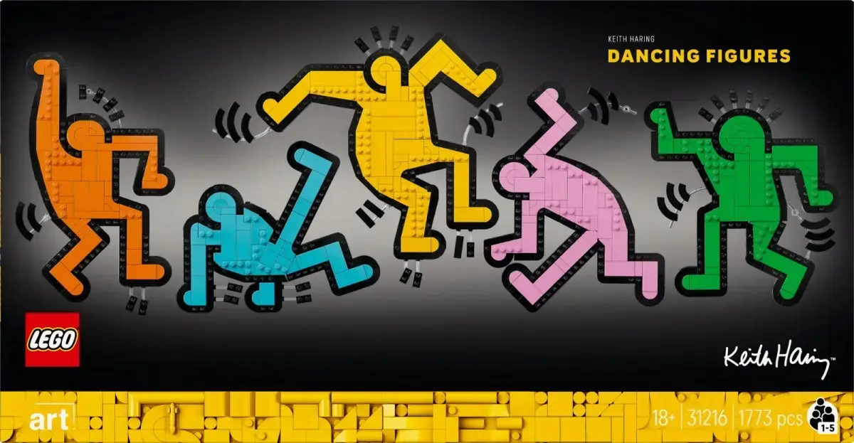 LEGO Art Keith Haring Dancing Figures 31216 Photo 3
