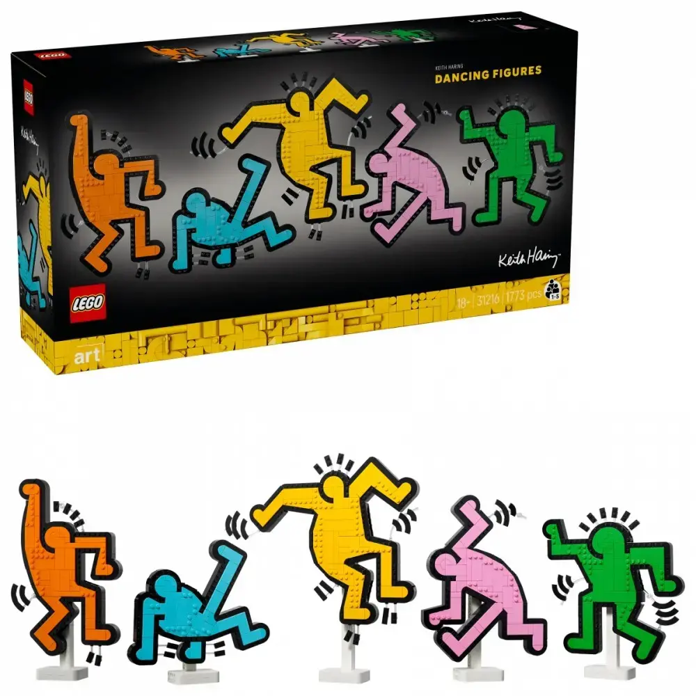 LEGO Art Keith Haring Dancing Figures 31216 Photo 4