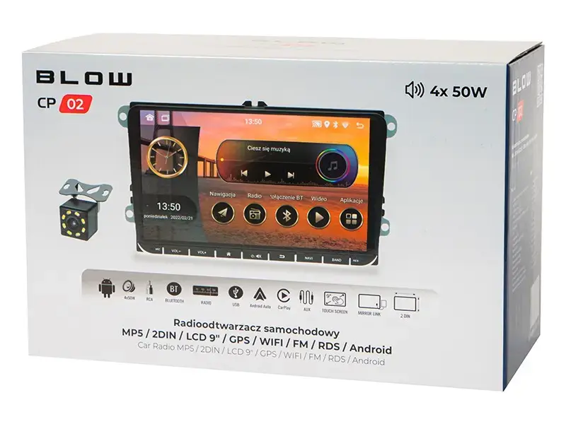 Autoroze BLOW CP02 2DIN 9" Android GPS Photo 7