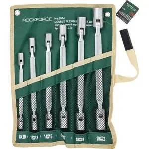 Набор торцевых ключей с шарниром, NEO tools RF-5074 — 6 шт., 8–22 мм