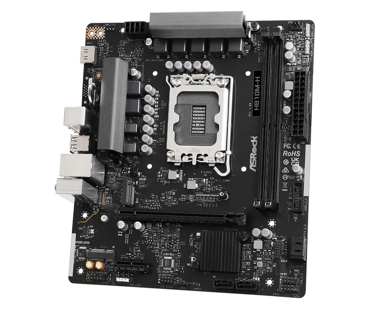 ASRock H810M-H Micro ATX pamatplate Photo 4