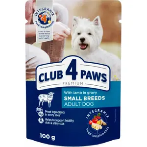 Влажный корм для собак Club 4 Paws C4L PIES JAGNIECINA пауч 100 г