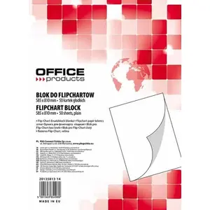 Flipchart Pad Office Products 58.5 x 81 cm, 50 Sheets, model 20135813-14