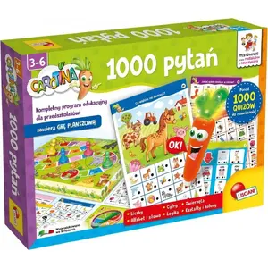 Образовательная викторина Lisciani Carotina 1000 вопросов - Lisciani LISCIANI CAROTINA 1000 PYTAŃ