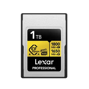 CFexpress Type A memory card Lexar LCAGOLD001T‑RNENG 1 TB, Read 1800 MB/s, Write 1650 MB/s
