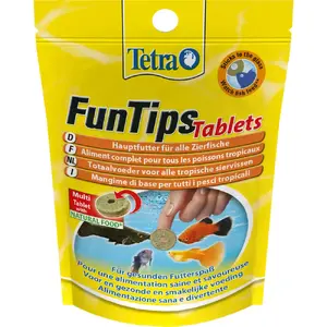 Dry fish food tablets Tetra FunTips 0.065 kg for aquarium fish, tablet form