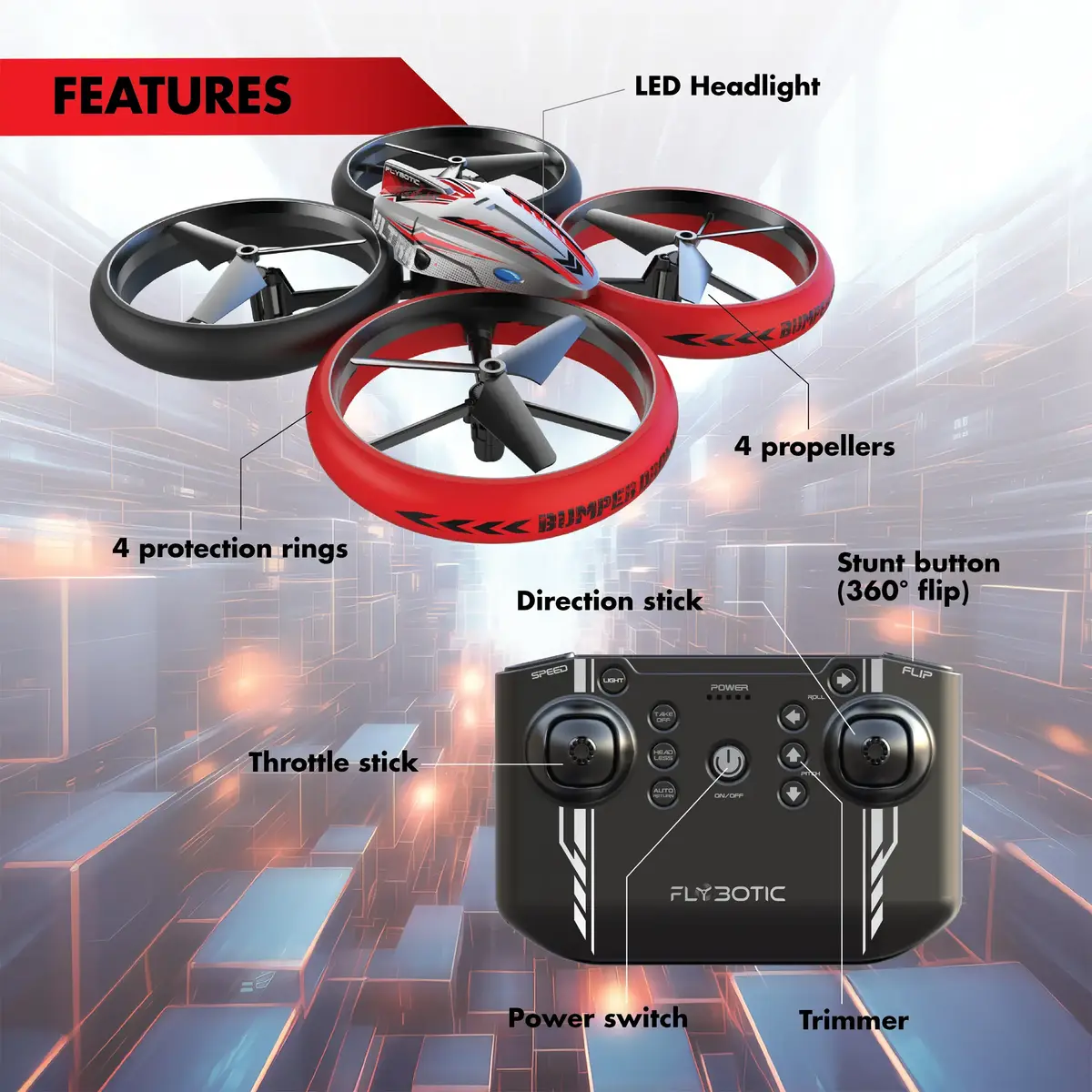 Дрон Silverlit Bumper Drone Lite Photo 7