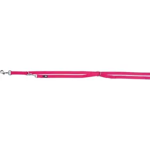 Adjustable dog leash Trixie Premium XS 2.00 m length, 10 mm width, fuchsia