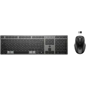 HP 725 Многофункциональный беспроводной комплект клавиатуры и мыши Полноразмерный Беспроводной Bluetooth