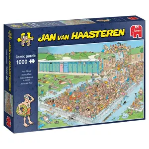 Jan van Haasteren Pool Pile-Up Jigsaw Puzzle 1000 Pieces