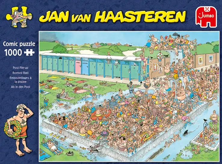 Jan van Haasteren Pool Pile-Up puzle 1000 gabaliņi Photo 4
