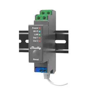 Shelly Pro2 electrical relay Black Blue Green 25A 110-240V