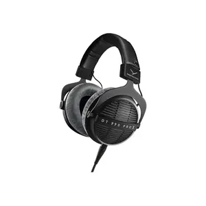 Vadu atvērtā tipa studijas austiņas Beyerdynamic DT 990 PRO X, 48 Ω, 5–40000 Hz, 3 m vads, pelēkas