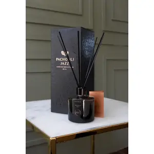 Air freshener ODORO Patchouli Jazz 225 ml — liquid home fragrance with patchouli, mandarin, bergamot, cedar, amber, sandalwood, musk