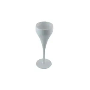 Champagne Glass MORI 2A 130 ml — single-use white plastic flute