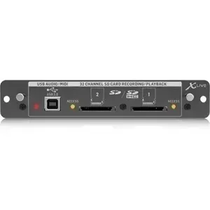 Recording Card Behringer X-LIVE for X32 live digital mixer (model 000-AWR00-00010)