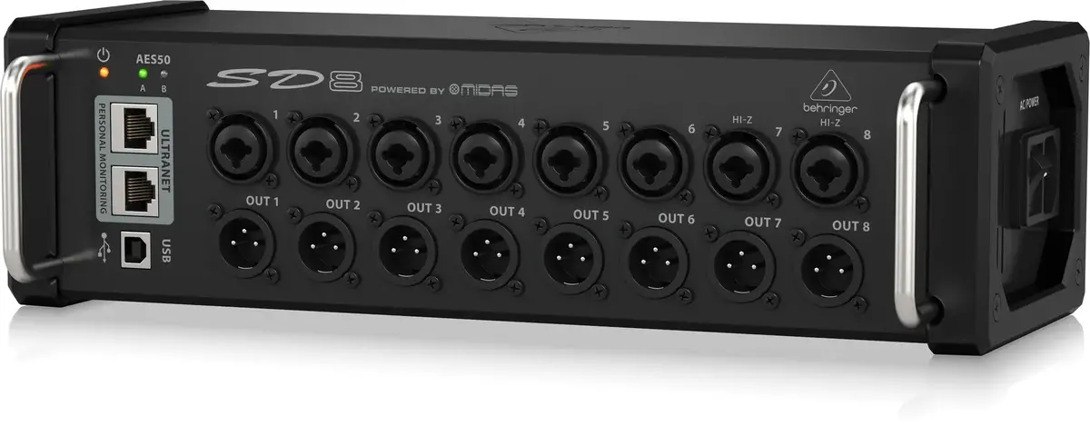 Behringer SD8 stage box (8-channel) Photo 3