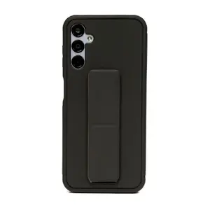 Силиконовый чехол iLike для Samsung Galaxy A54 5G с подставкой — черный