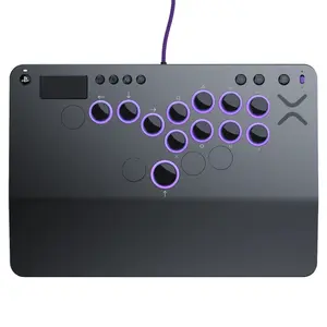 Контроллер-файтстик Turtle Beach Victrix Pro KO Leverless для PlayStation 5, PlayStation 4 и Windows PC, проводное USB-подключение, серый