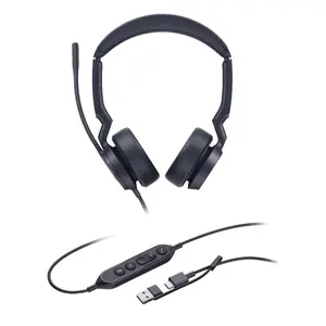 Austiņas Yealink UH44 Dual UC USB-C/A