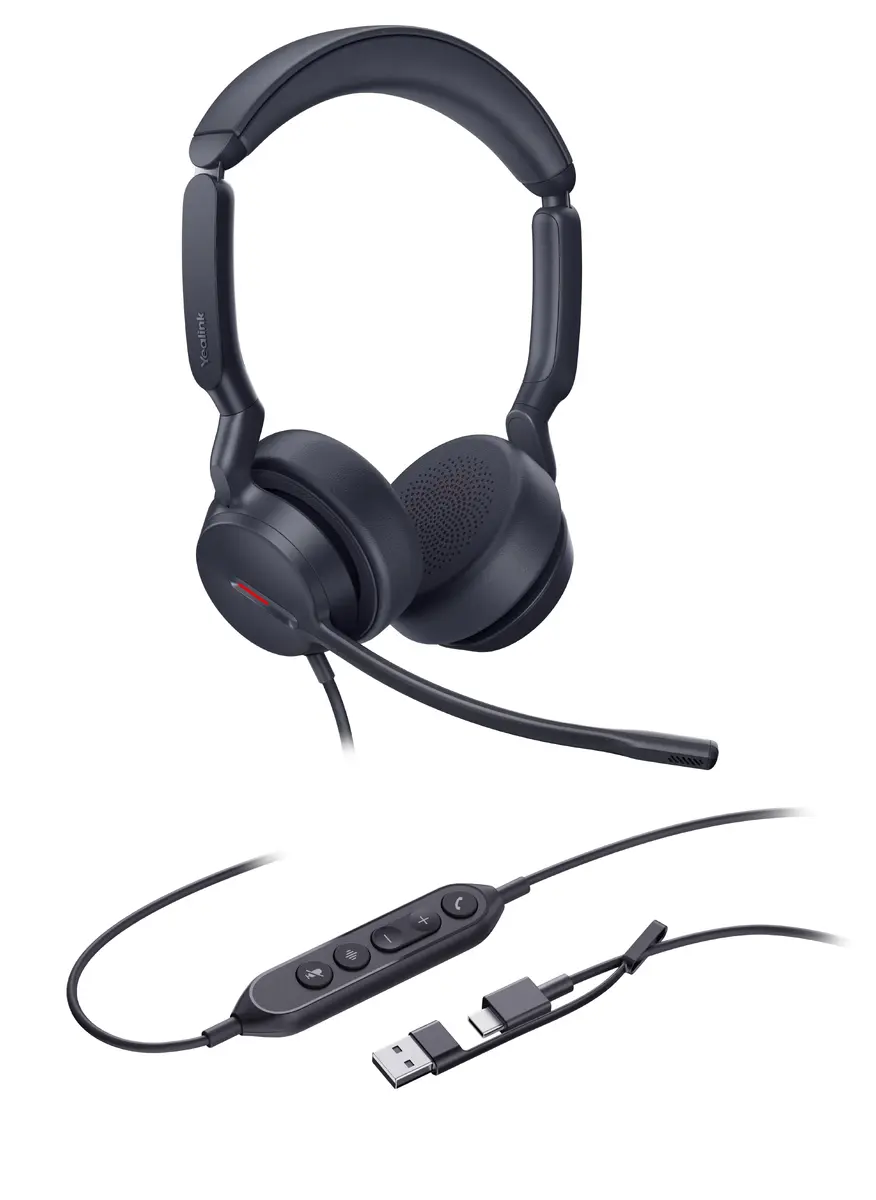 Austiņas Yealink UH44 Dual UC USB-C/A Photo 2