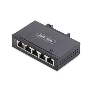 Neadministrēts slēdzis StarTech.com I51G-ETHERNET-SWITCH 5-portu Gigabit IP30 -40F-167F 9~60V DC