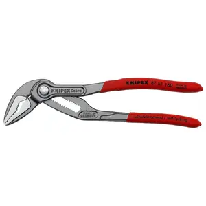 Water pump pliers Knipex Cobra ES 87 51 180 SB – adjustable jaw 0–45 mm