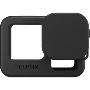 Protective Silicone Case and Lens Cap for GoPro Hero 13 Black by Telesin (model SB9509)