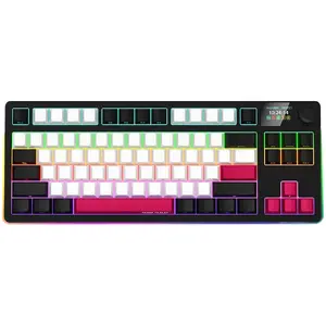 Mechanical TKL Gaming Keyboard LORGAR KBP70TKLW — Tenkeyless, Wireless, Black, Red Switches, EN layout