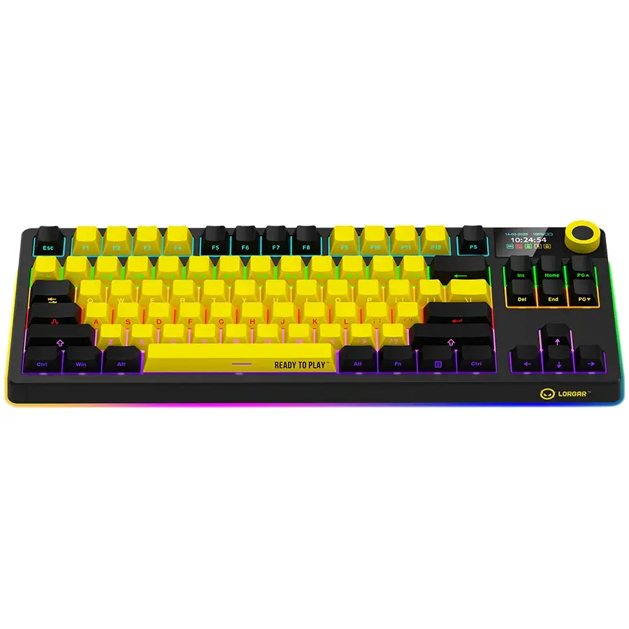 Беспроводная TKL механическая игровая клавиатура LORGAR KBP70TKLW Photo 3