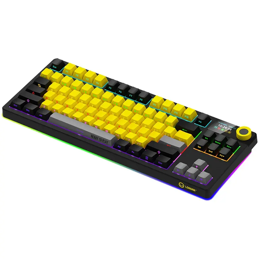 Беспроводная TKL механическая игровая клавиатура LORGAR KBP70TKLW Photo 7