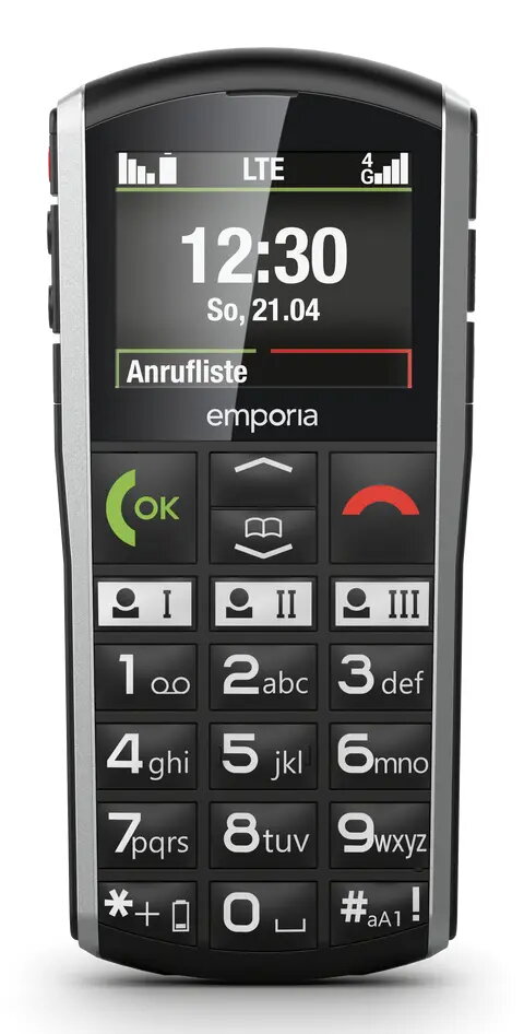 Emporia SIMPLICITY-LTE sākumlīmeņa tālrunis 4G Monobloks