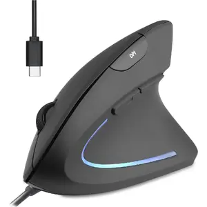 Вертикальная эргономичная мышь Perixx PERIMICE-513 C USB-C