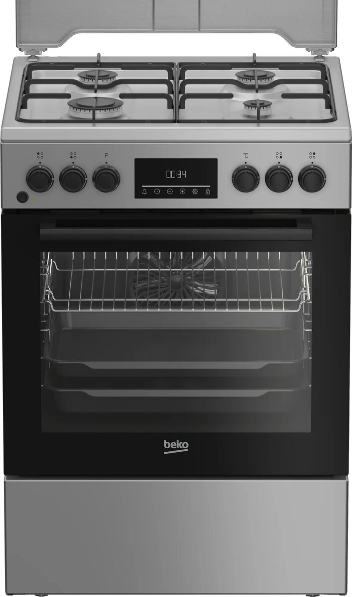 Brīvi stāvoša plīts Beko FBM62320SDS Elektriskā