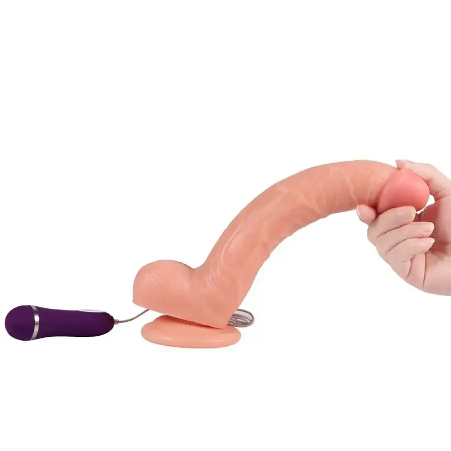Вибратор SHEQU OPTIMUS VIBRATING DILDO Photo 5