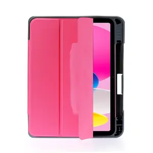 4smarts DEQSTER Rugged Max Case for iPad 10.9" (10th Gen.) — TPU/PU/PC, 3 stand modes, 330 g