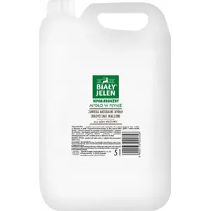 Šķidrās ziepes Biały Jeleń 5000 ml (5 l) — uzpildes pudele
