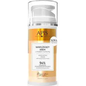 Moisturizing Cream with Honey and Turmeric APIS 100 ml — facial and body moisturizing cream