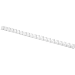 Binding Spines Office Products A4 10 mm for 65 sheets, pack 100, white